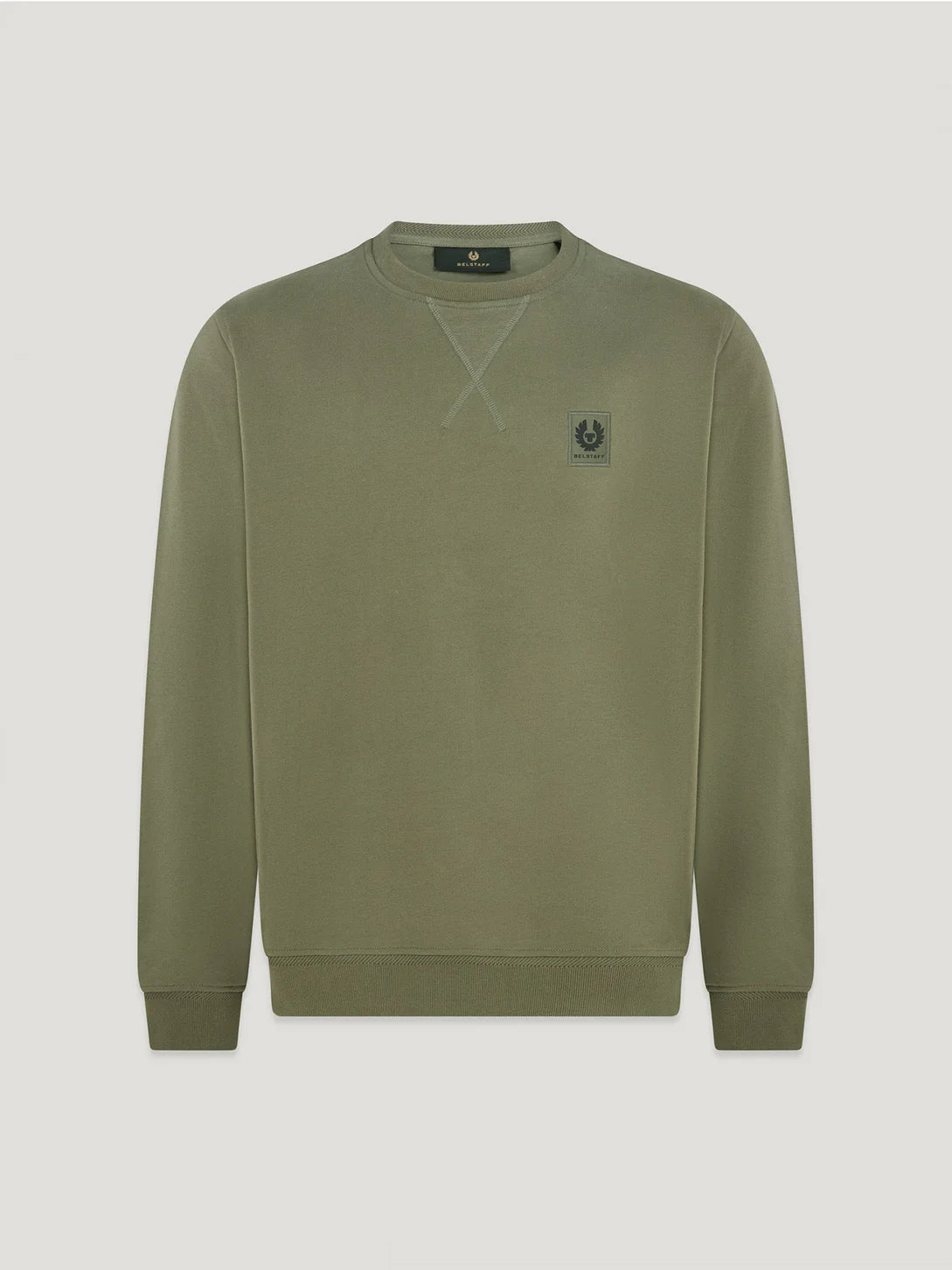 SUDADERA BELSTAFF CUELLO REDONDO LOGO BELSTAFF