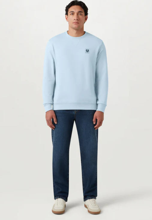 Sudadera Belstaff Logo Celeste BELSTAFF