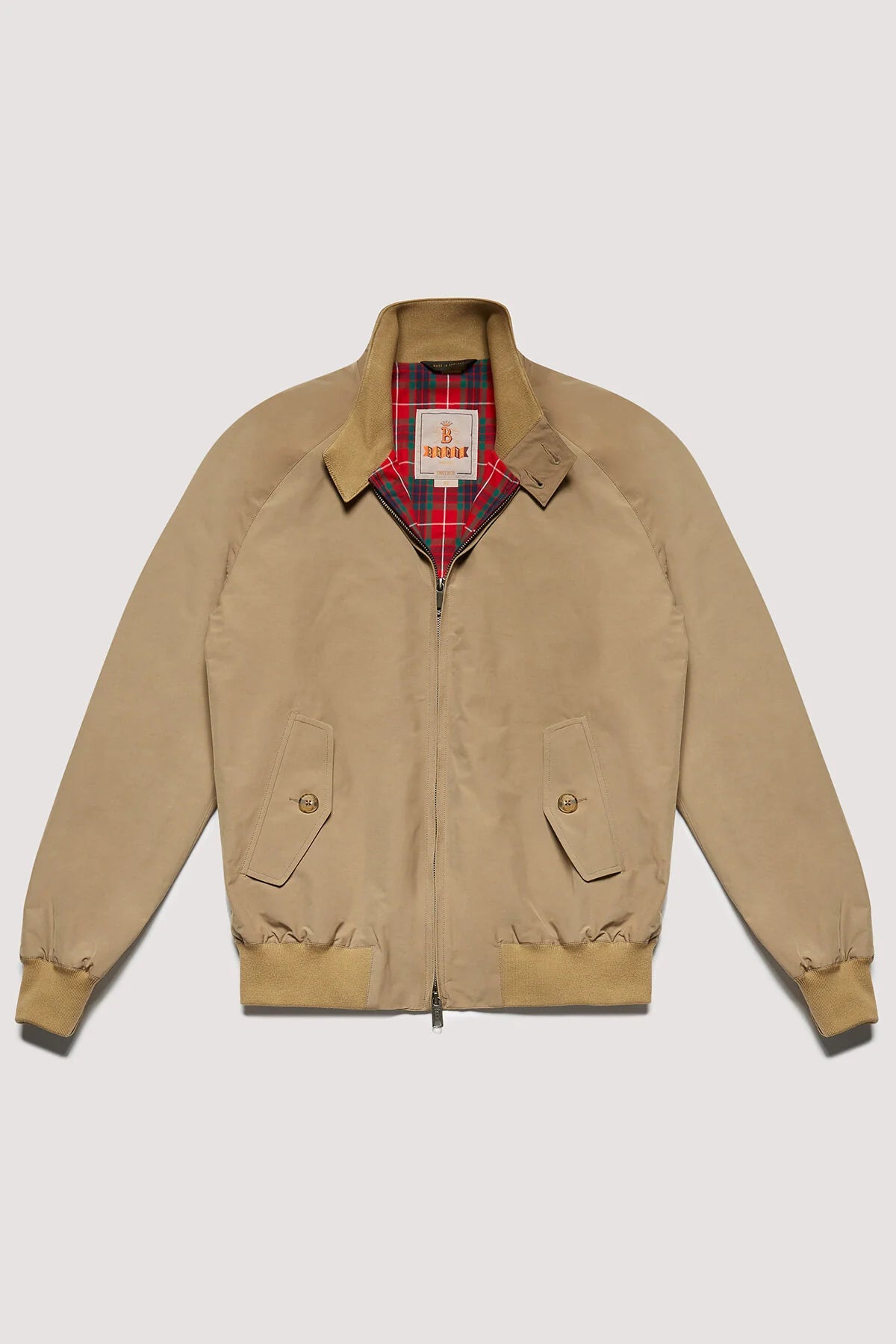 G9 HARRINGTON CHAQUETA BARACUTA BEIGE