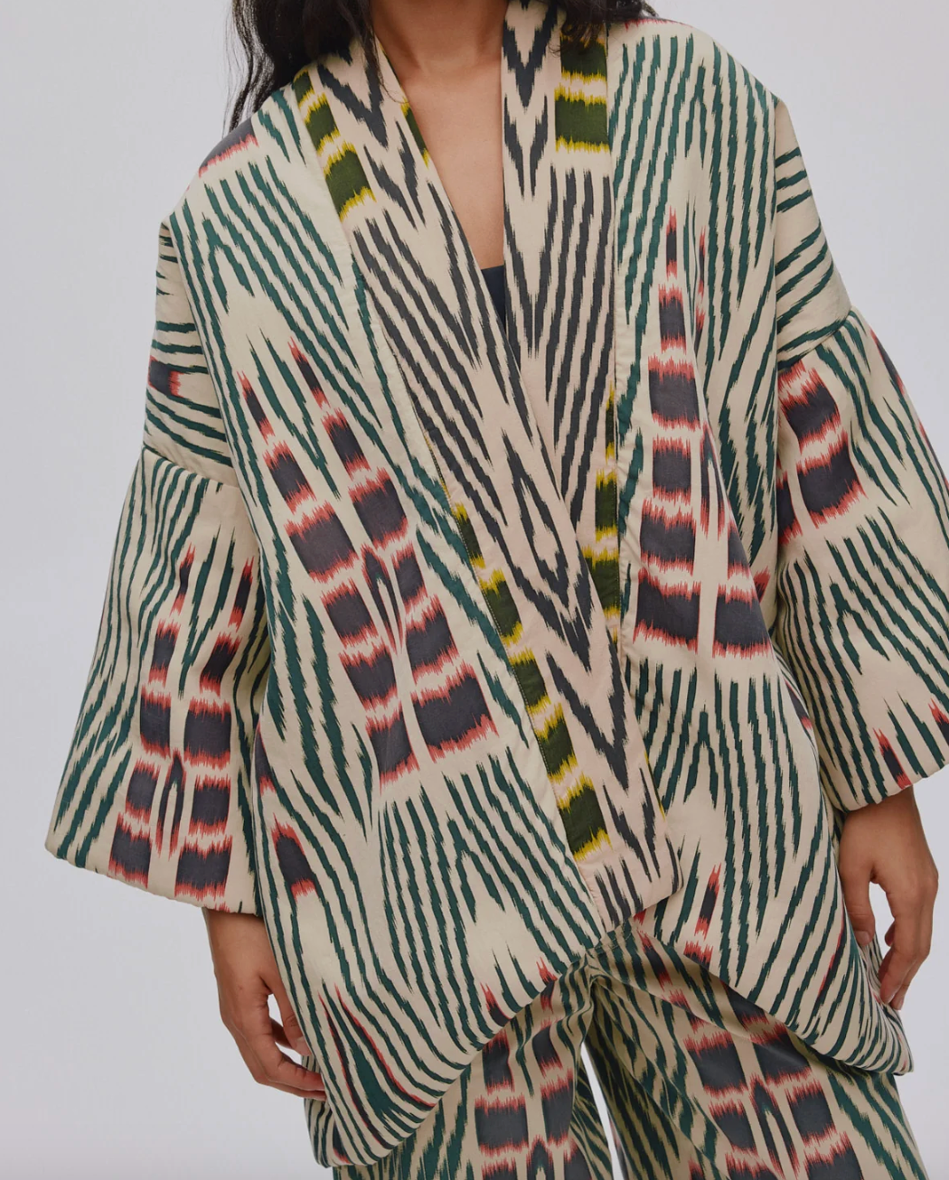 Kimono Ikat acolchado Rabens Saloner Rabens Saloner