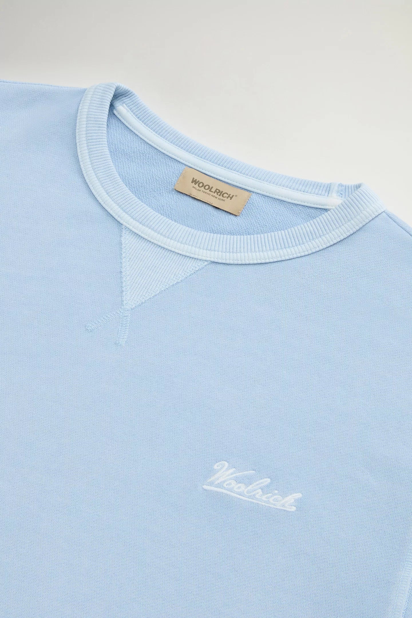 WOOLRICH SUDADERA DE CUELLO REDONDO STONE WASH Woolrich