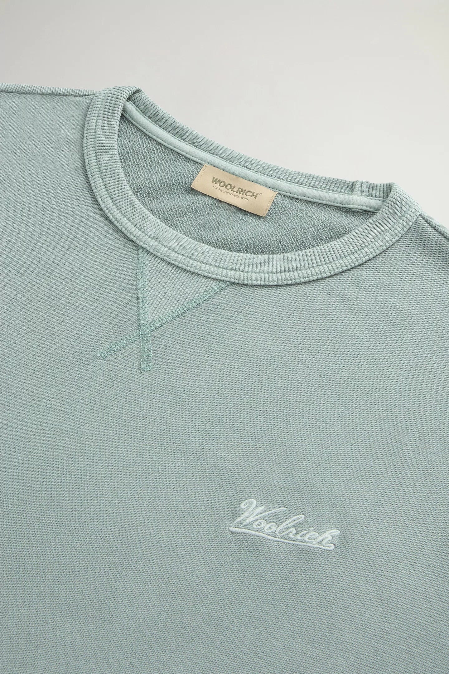 WOOLRICH SUDADERA DE CUELLO REDONDO STONE WASH Woolrich