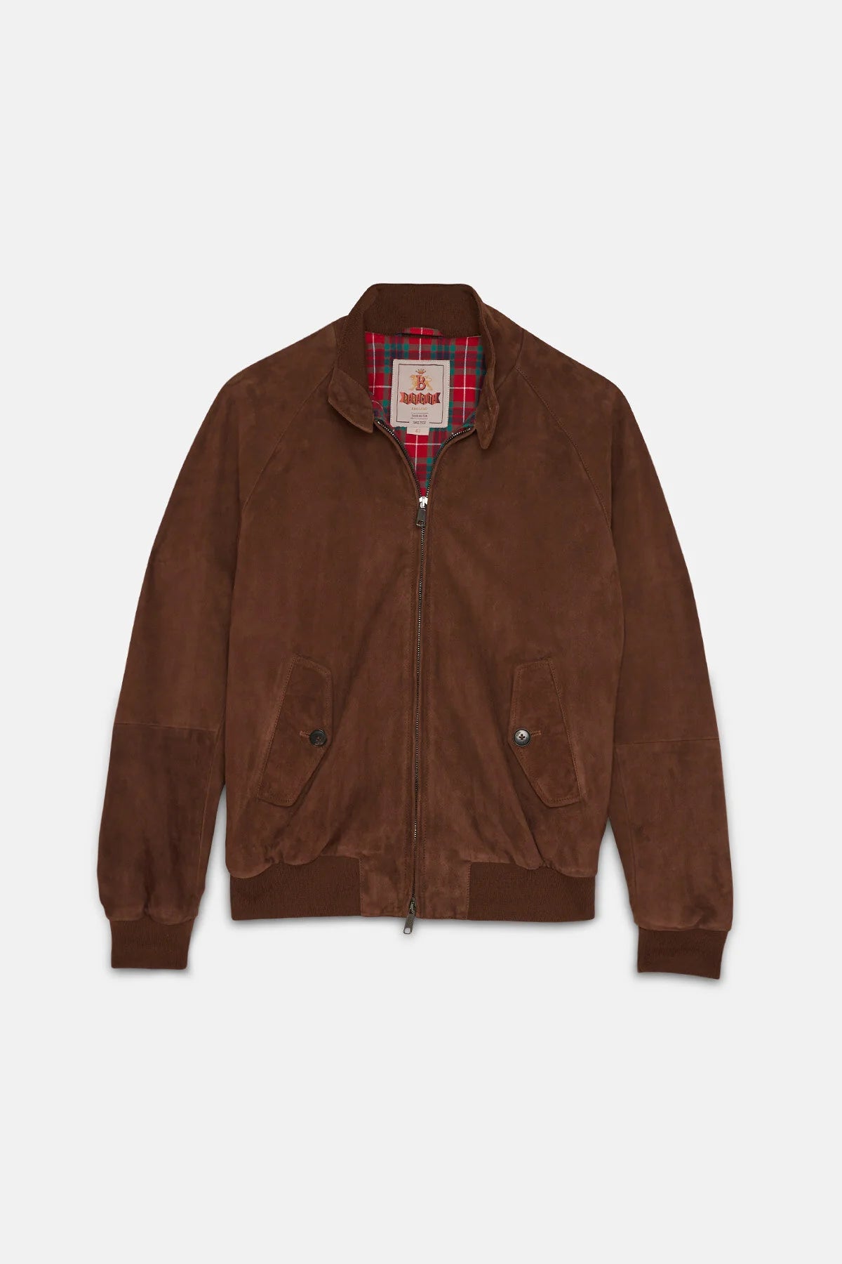 CAZADORA ANTE BOMBER BARACUTA CHOCOLATE