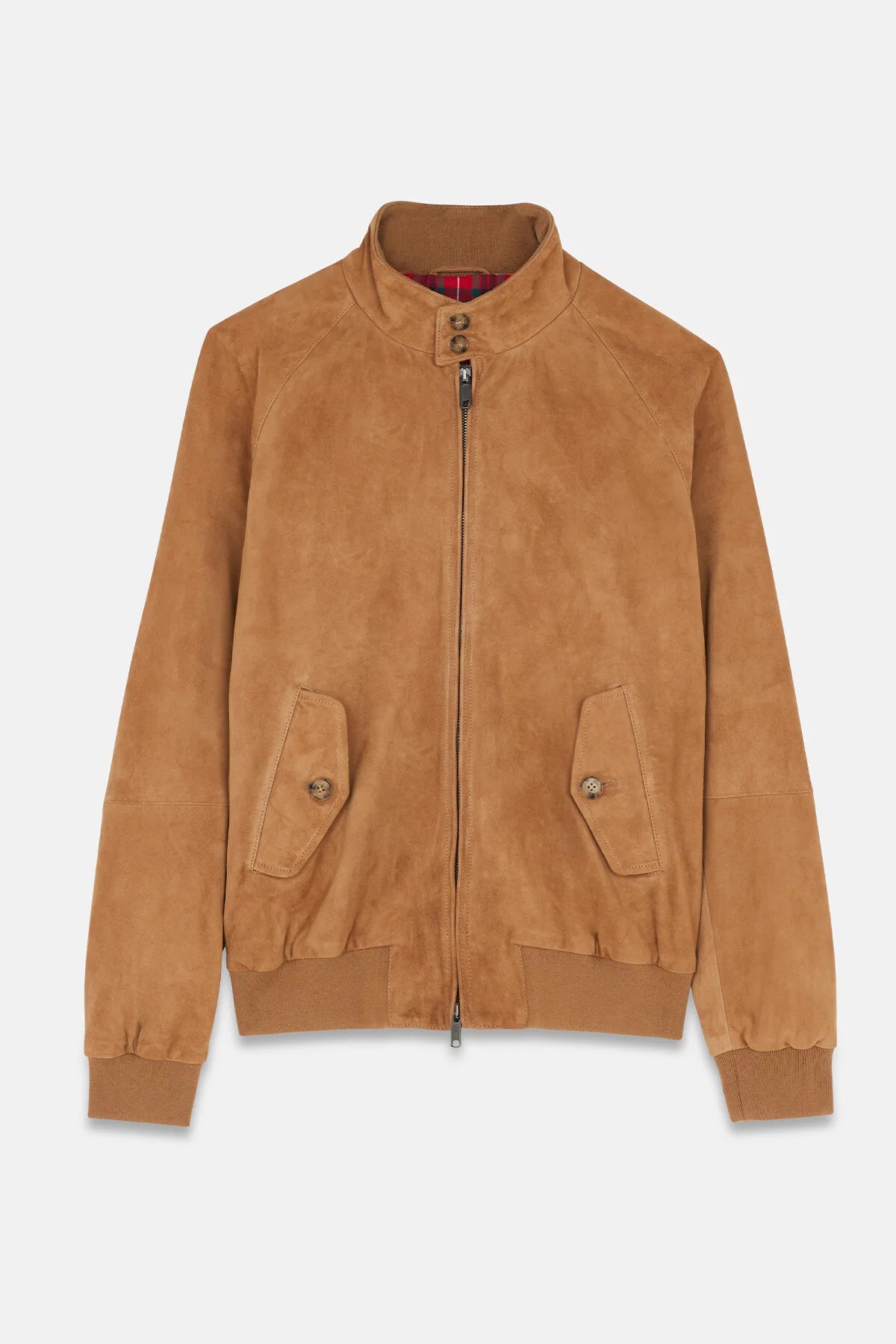 CAZADORA ANTE BOMBER BARACUTA BEIGE