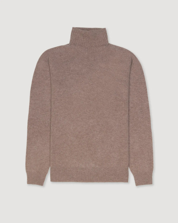 Jersey de cuello alto Altea hombre beige