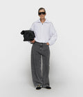 Sudadera Half Zip Balloon Top 10DAYS blanca