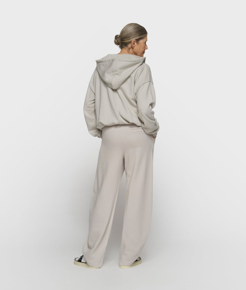 Pantalón 10DAYS Banana Fleece mujer stone, vista 3