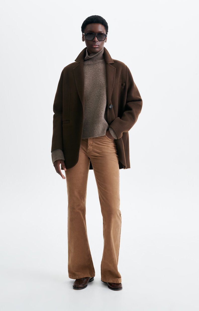Chaqueta Vanessa Bruno Marc chocolate, vista trasera