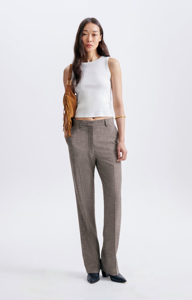 Pantalón Vanessa Bruno Hajar marrón, vista frontal