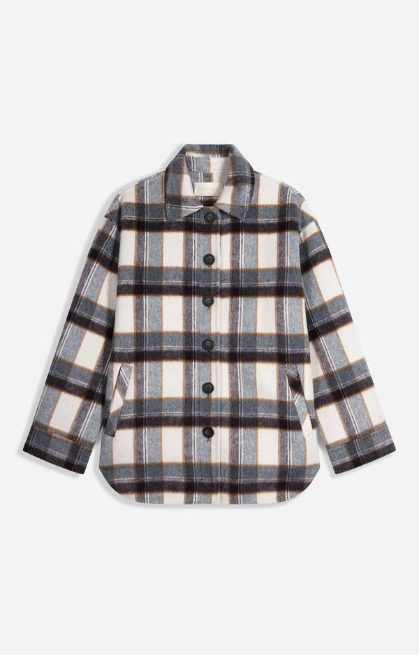 Sobrecamisa Vanessa Bruno Hyria gris, vista frontal