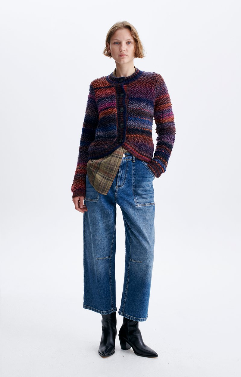 Cárdigan Vanessa Bruno Drissa multicolor, vista trasera