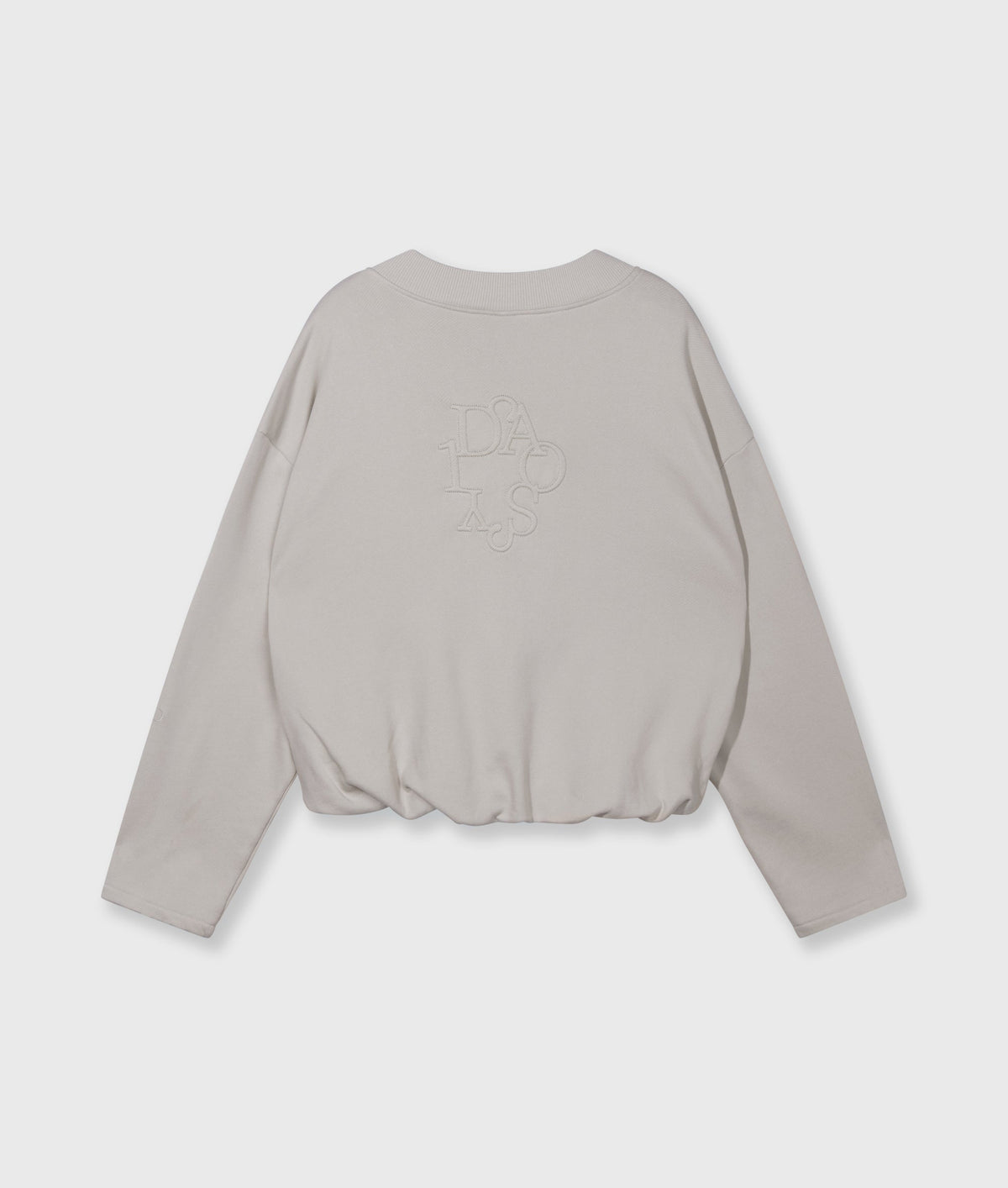 Jersey 10DAYS V-Neck Balloon mujer stone, vista 7