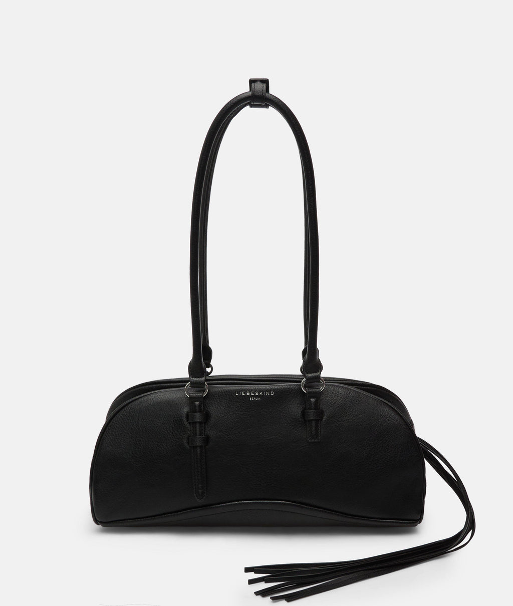 Bolso satchel Liebeskind Frieda M negro, vista frontal