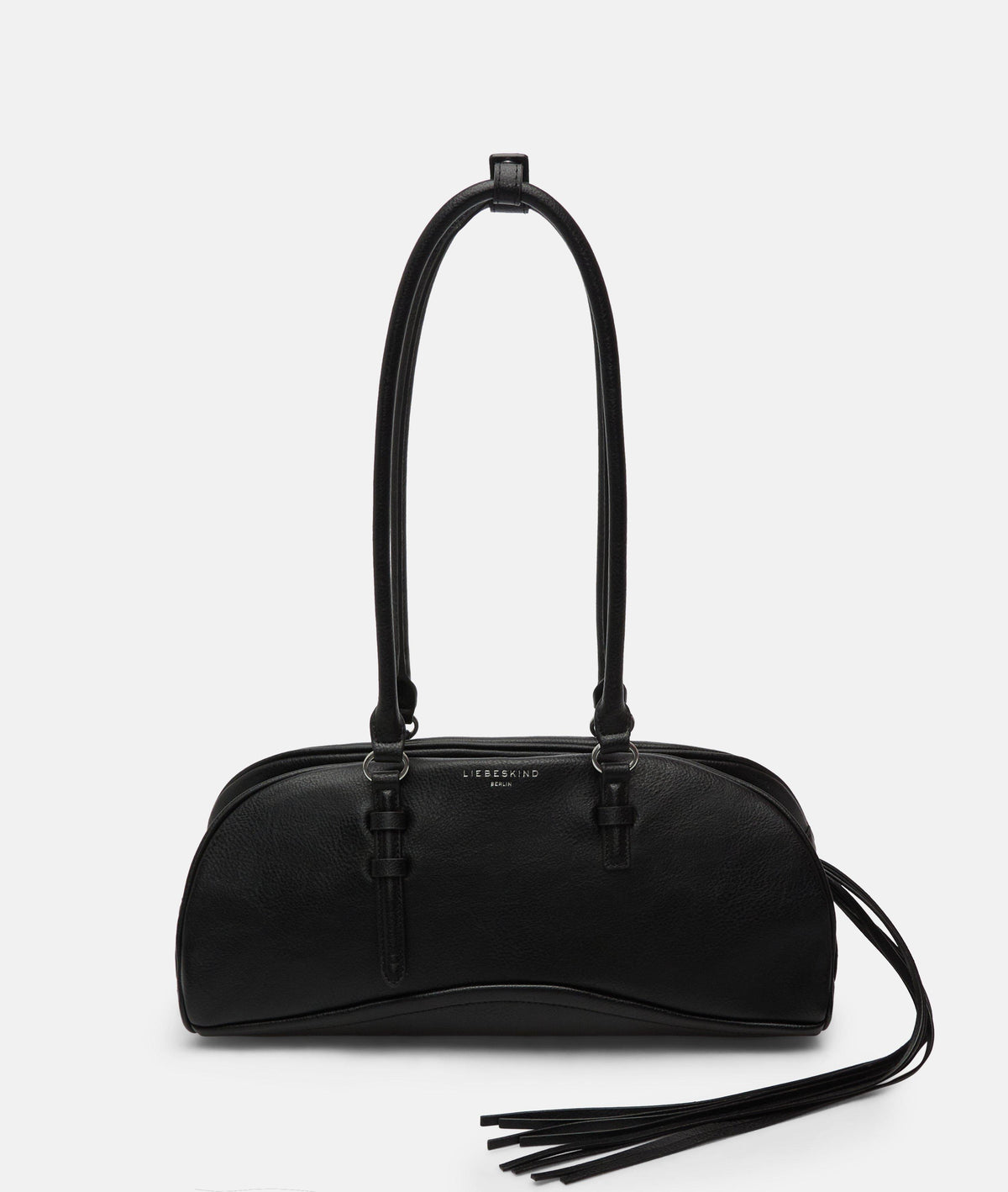 Bolso satchel Liebeskind Frieda M negro, vista frontal