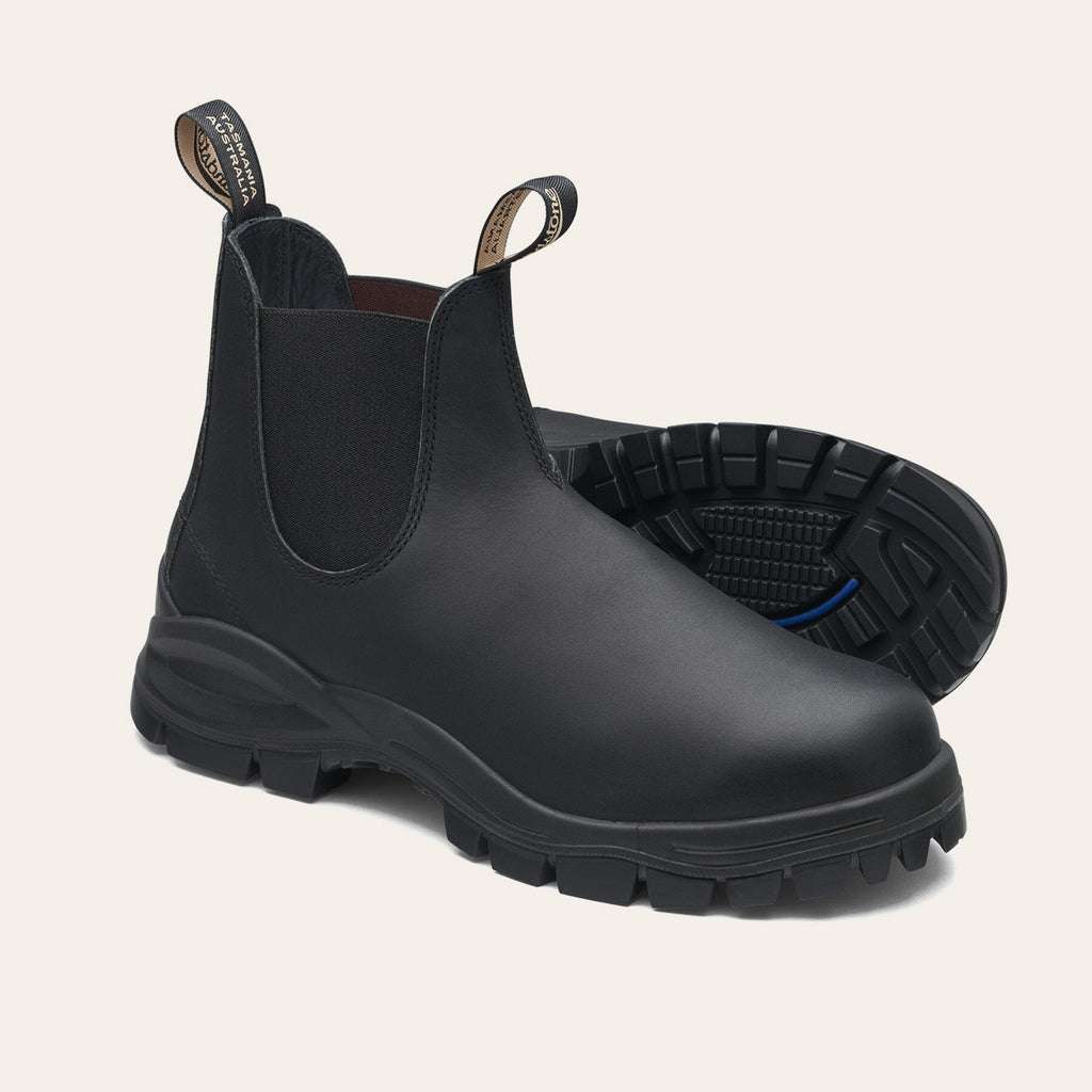 Botines Chelsea Blundstone 2240 Lug Boot mujer en piel negra, foto 3