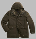 Parka Minden Blauer verde vista frontal