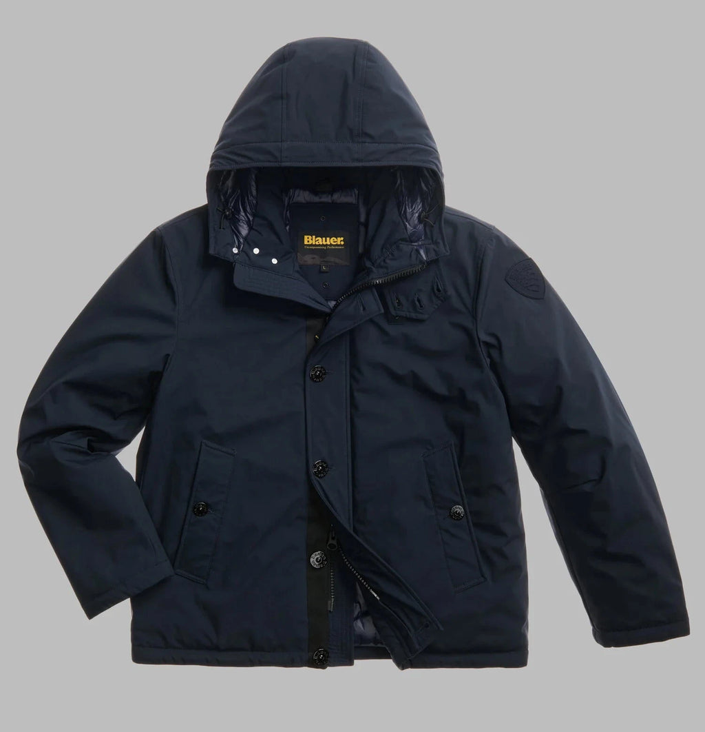 Cazadora Neopreno Ligero Andrew Blauer Marino