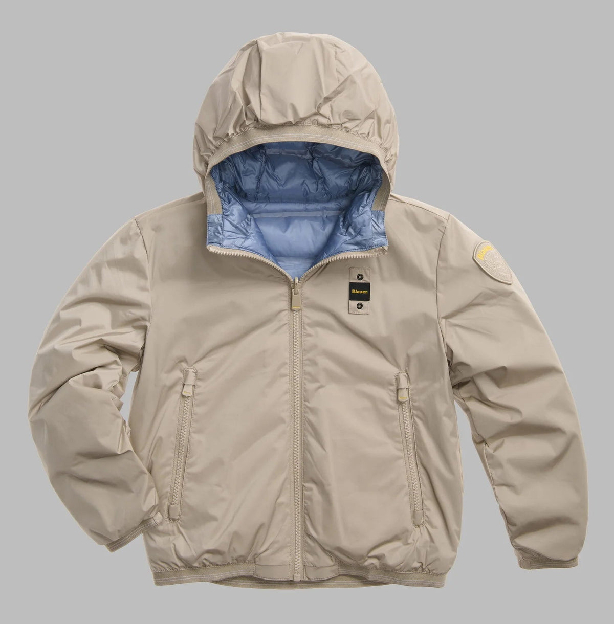 Cazadora reversible termosellada Donald Blauer beige