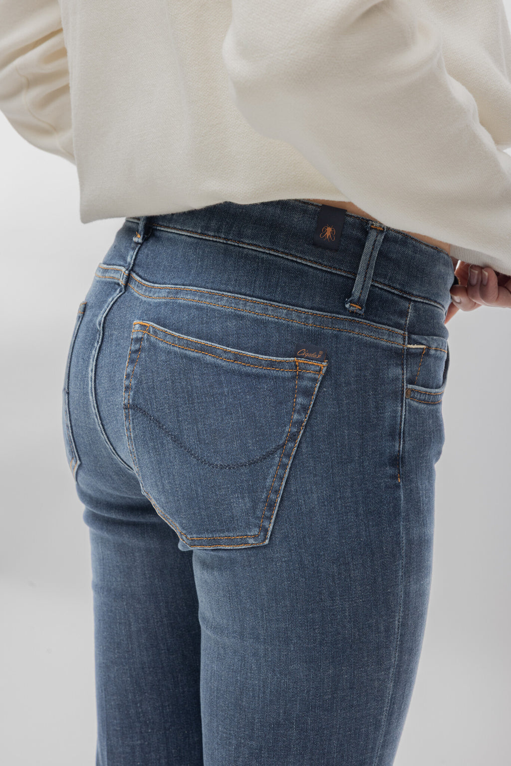 Pantalón vaquero Cigala's Bell Bottom 125 azul, vista 4