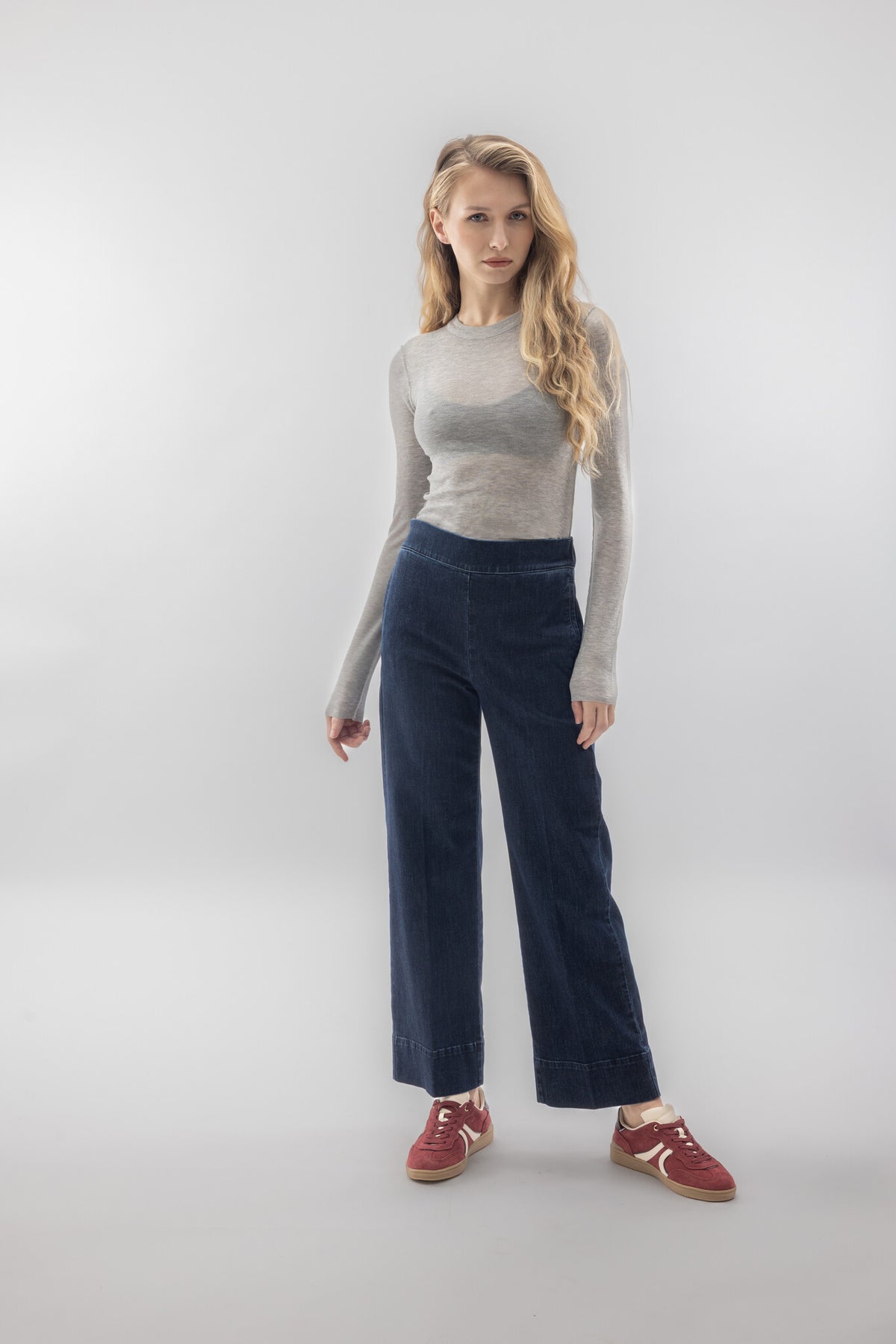 Pantalón vaquero Cigala's Relaxed Wide Leg 195-1 azul