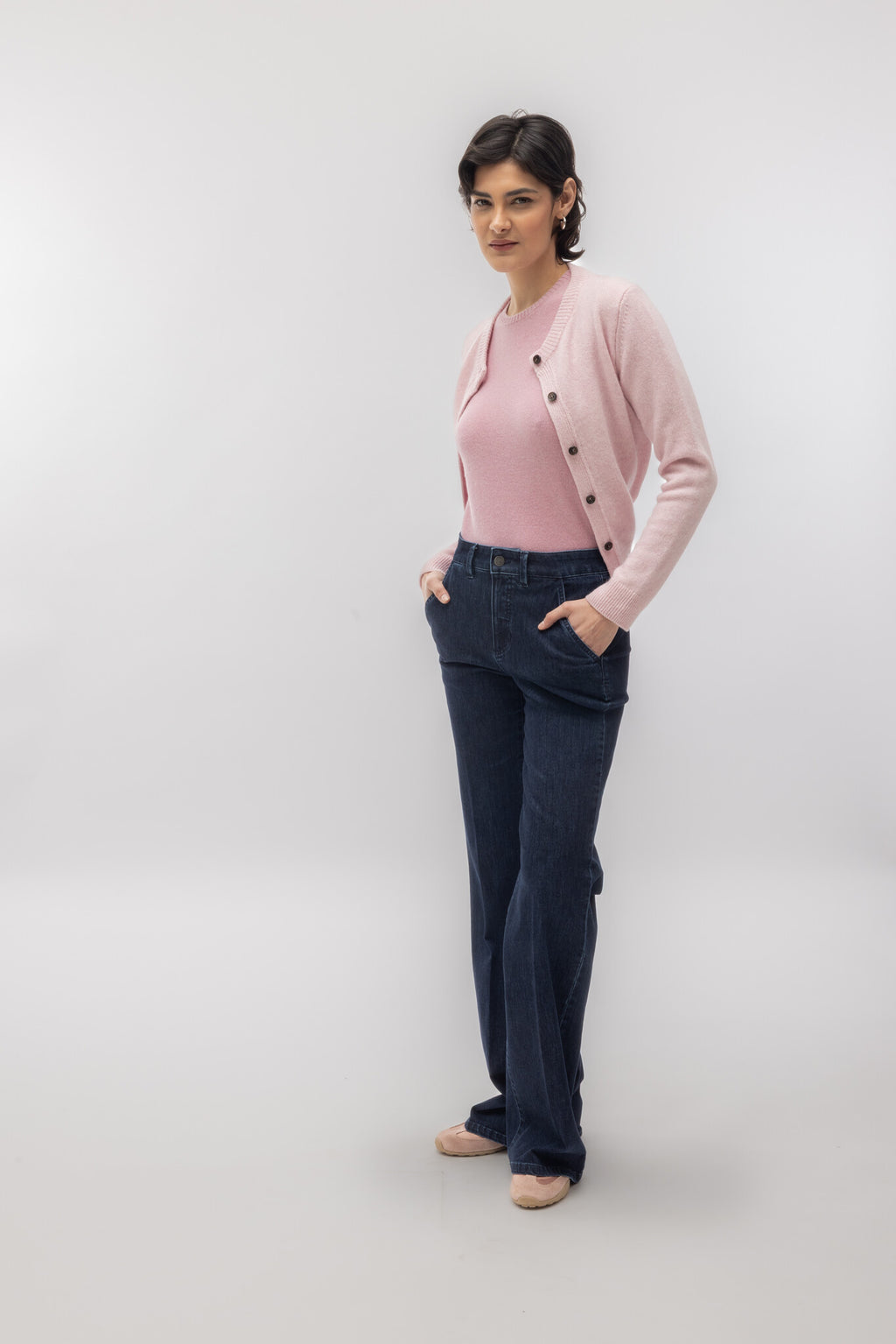 Pantalón Cigala's Chino Flare 230 azul, vista 3