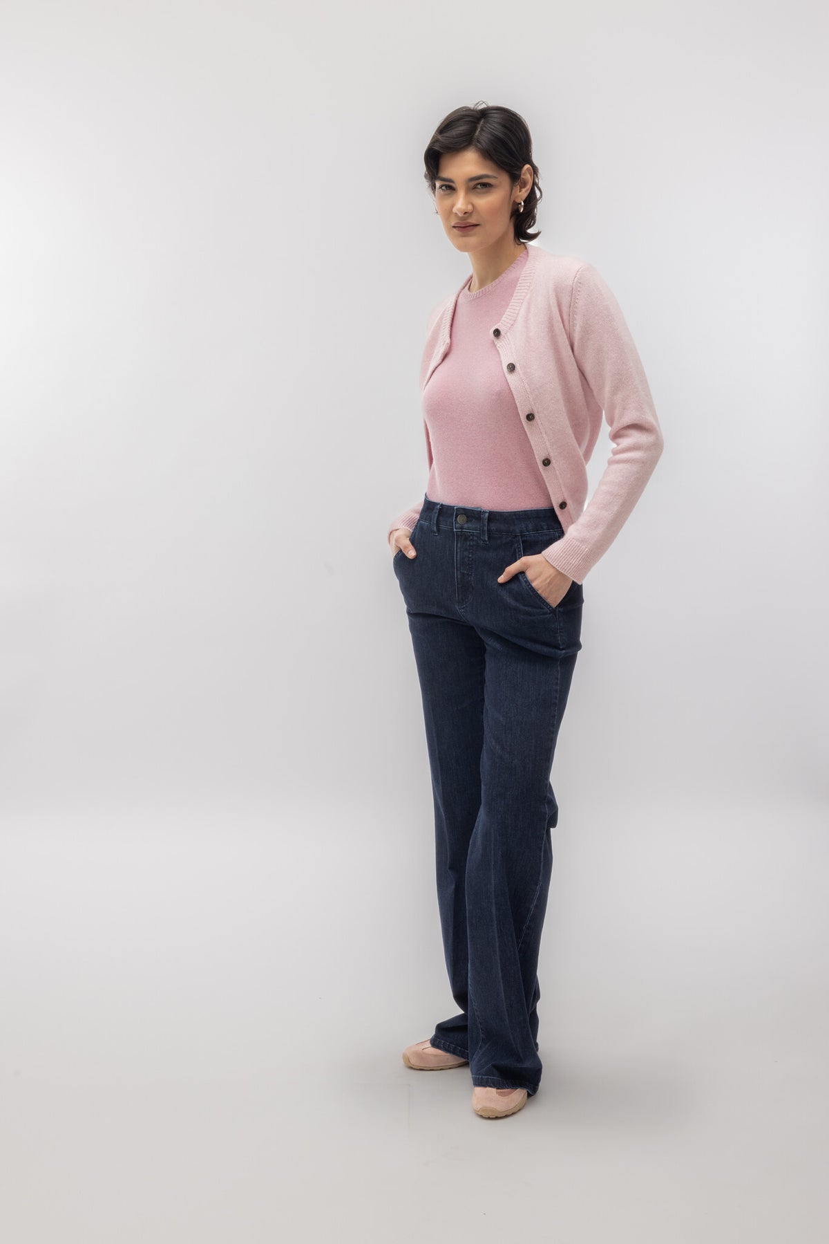 Pantalón Cigala's Chino Flare 230 azul, vista 3