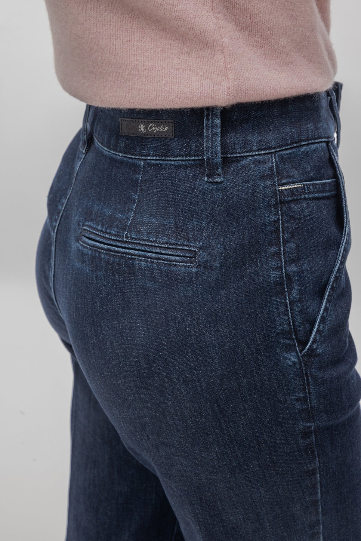 Pantalón Cigala's Chino Flare 230 azul, vista 4