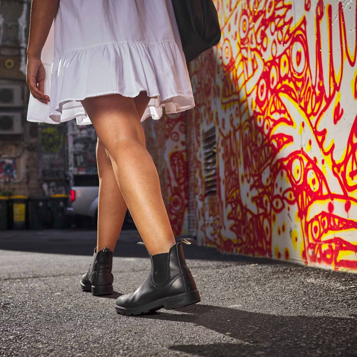 Botines Chelsea Blundstone 510 Originals mujer en piel negra, foto 4