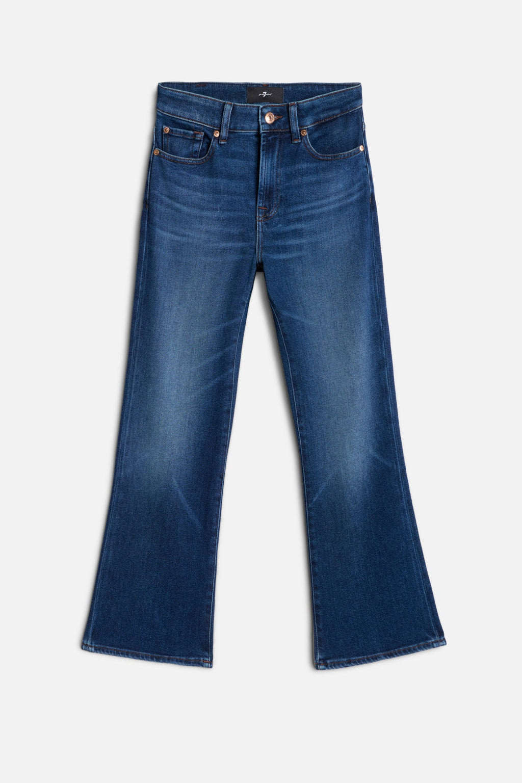Vaquero 7 For All Mankind Cropped Boot azul oscuro para mujer