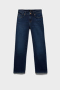 Vaquero 7 For All Mankind Calie Straight Ankle azul oscuro para mujer