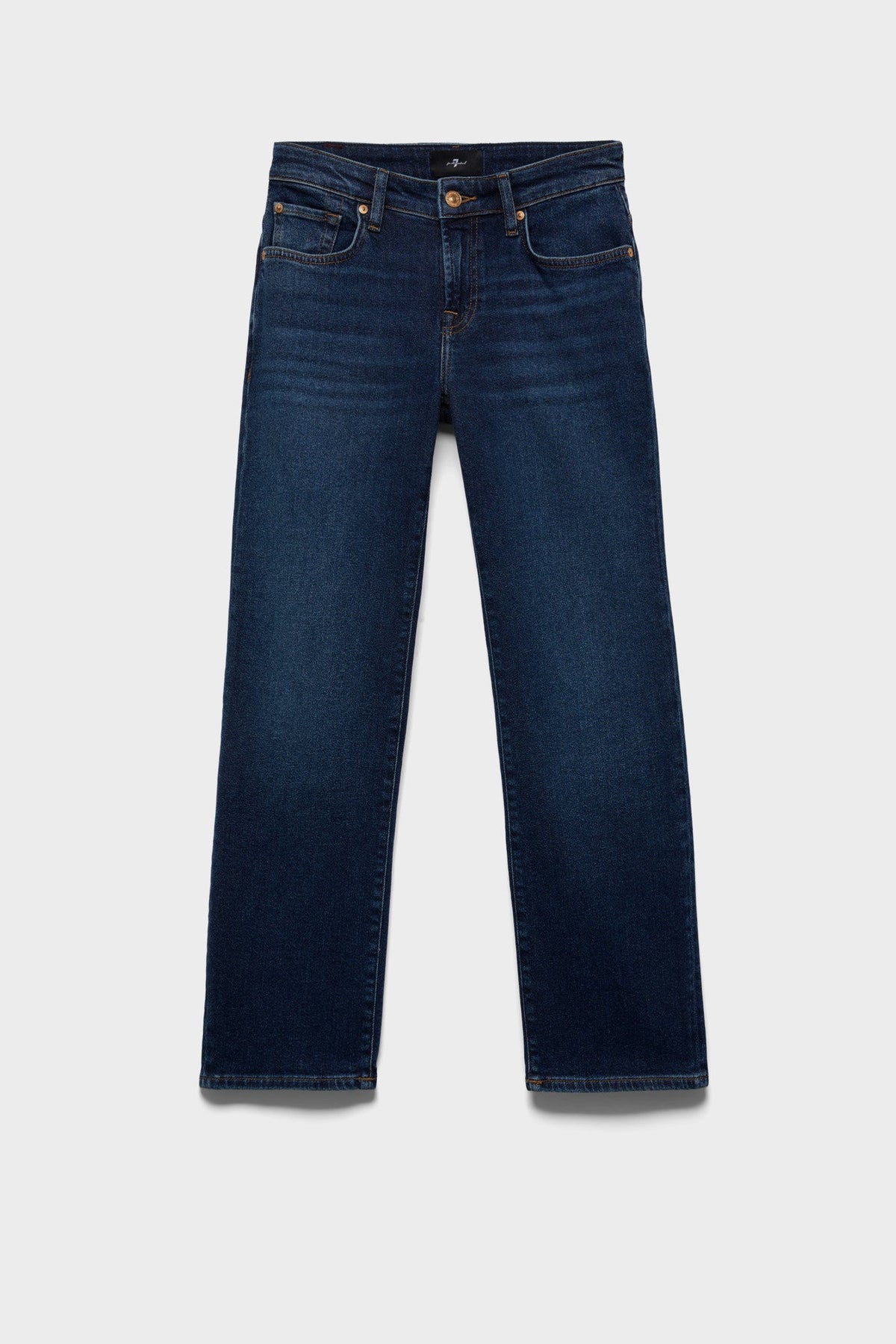 Vaquero 7 For All Mankind Calie Straight Ankle azul oscuro para mujer