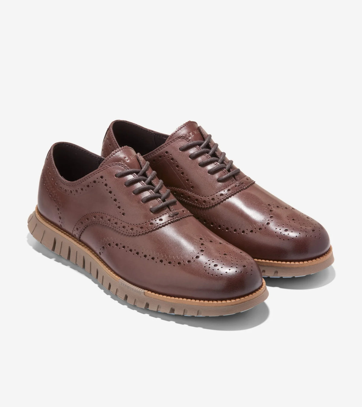 Oxford Cole Haan ZERØGRAND Remastered Wingtip de piel marrón