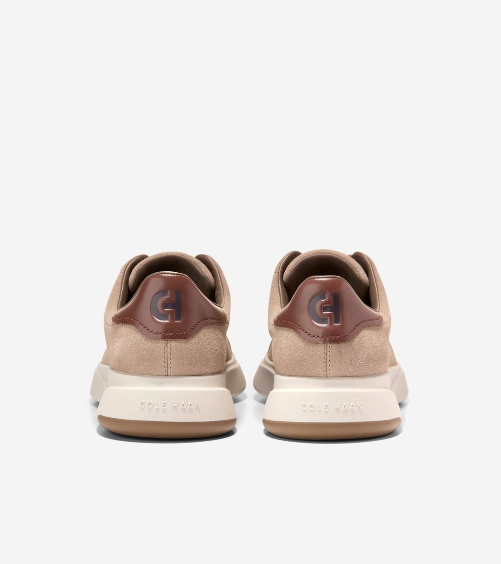 Zapatillas Cole Haan GrandPrø Tennis 2.0 en ante marrón café, vista 4