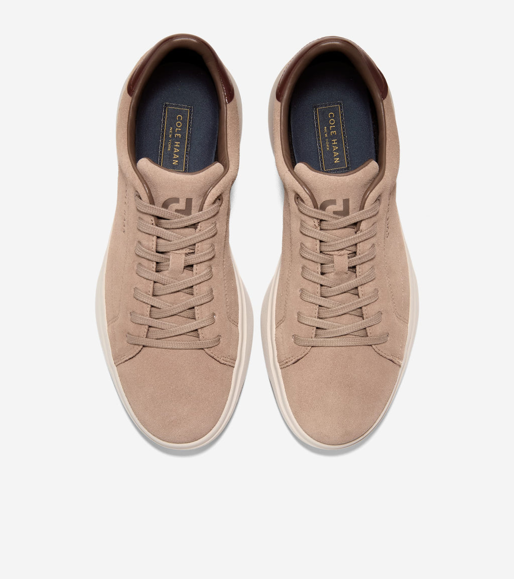 Zapatillas Cole Haan GrandPrø Tennis 2.0 en ante marrón café, vista 5