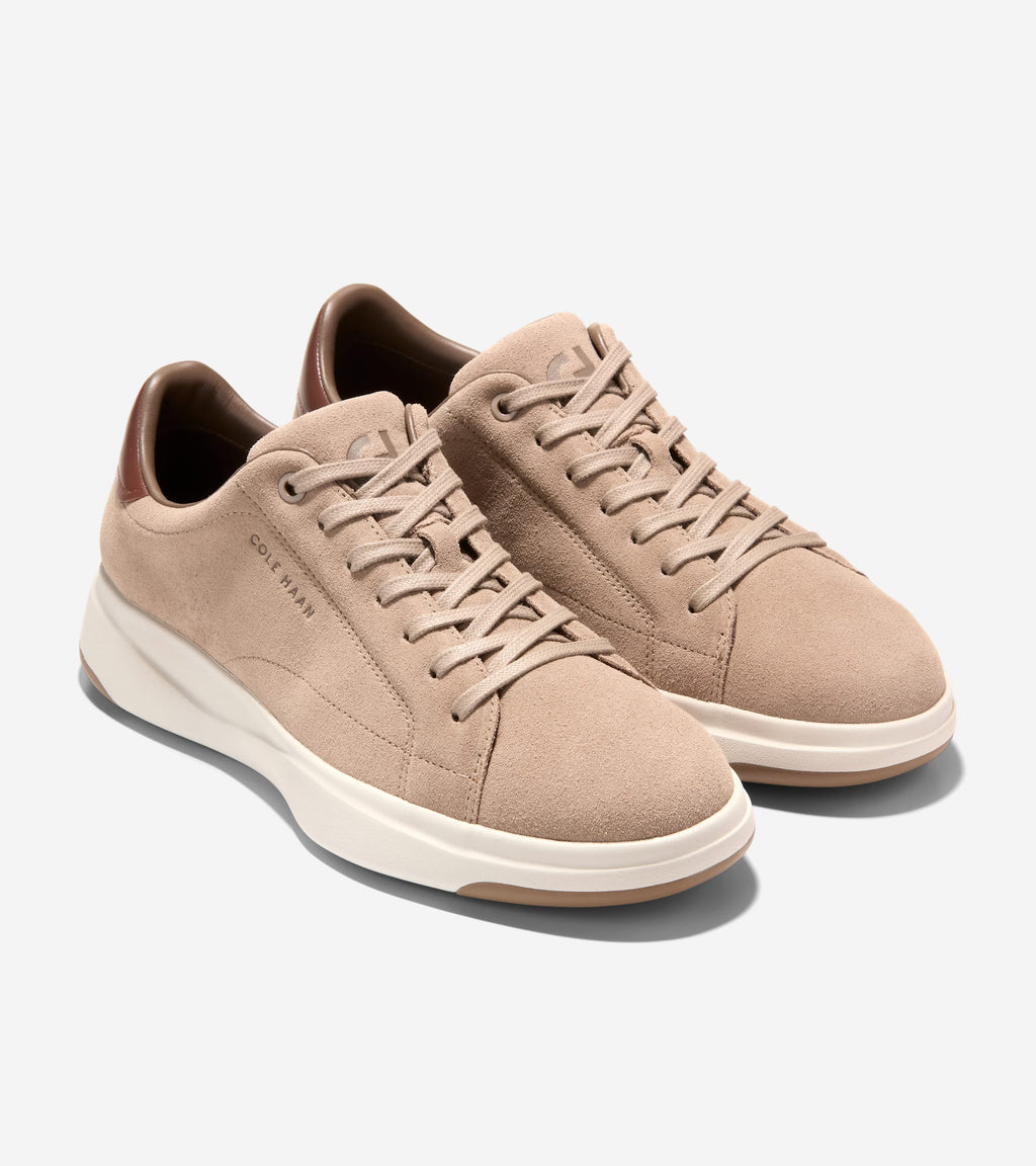 Zapatillas Cole Haan GrandPrø Tennis 2.0 en ante marrón café