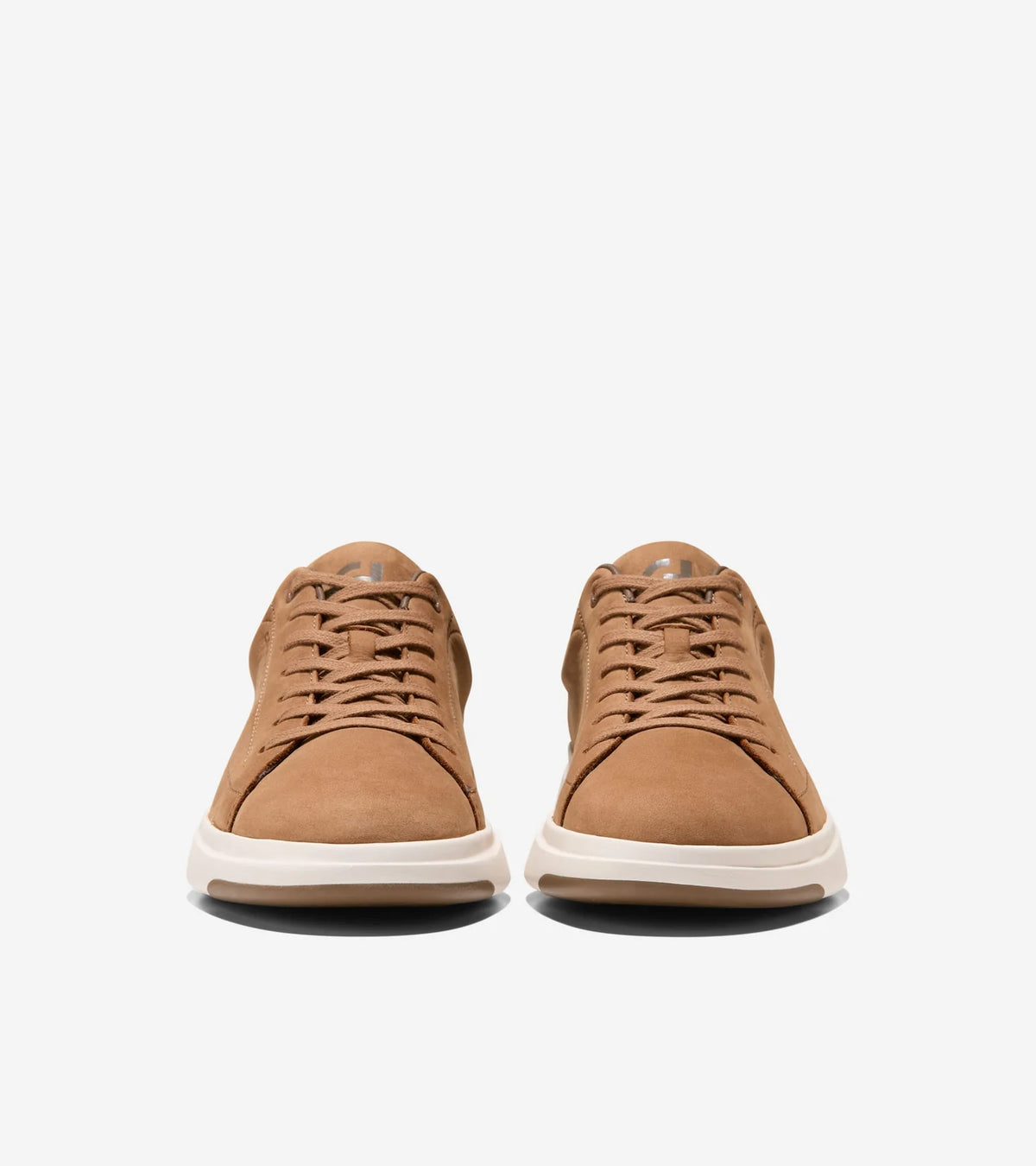 Zapatillas Cole Haan GrandPrø Tennis 2.0 de nobuk marrón, vista frontal