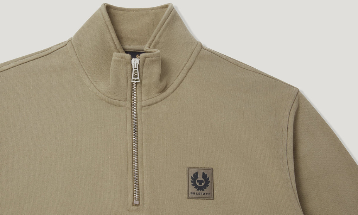 Sudadera Cremellera 1/4 Belstaff Verde BELSTAFF