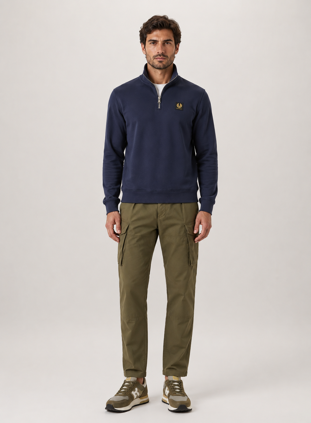 Sudadera Cremellera 1/4 Belstaff Marino BELSTAFF