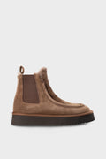 Bota Chelsea Copenhagen Studios CPH267 de ante moka, vista lateral