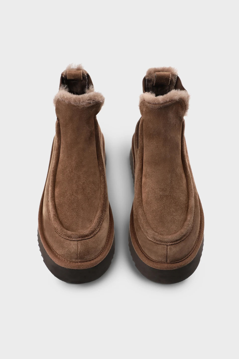 Botas Chelsea CPH267 de ante moka Copenhagen Studios, vista superior