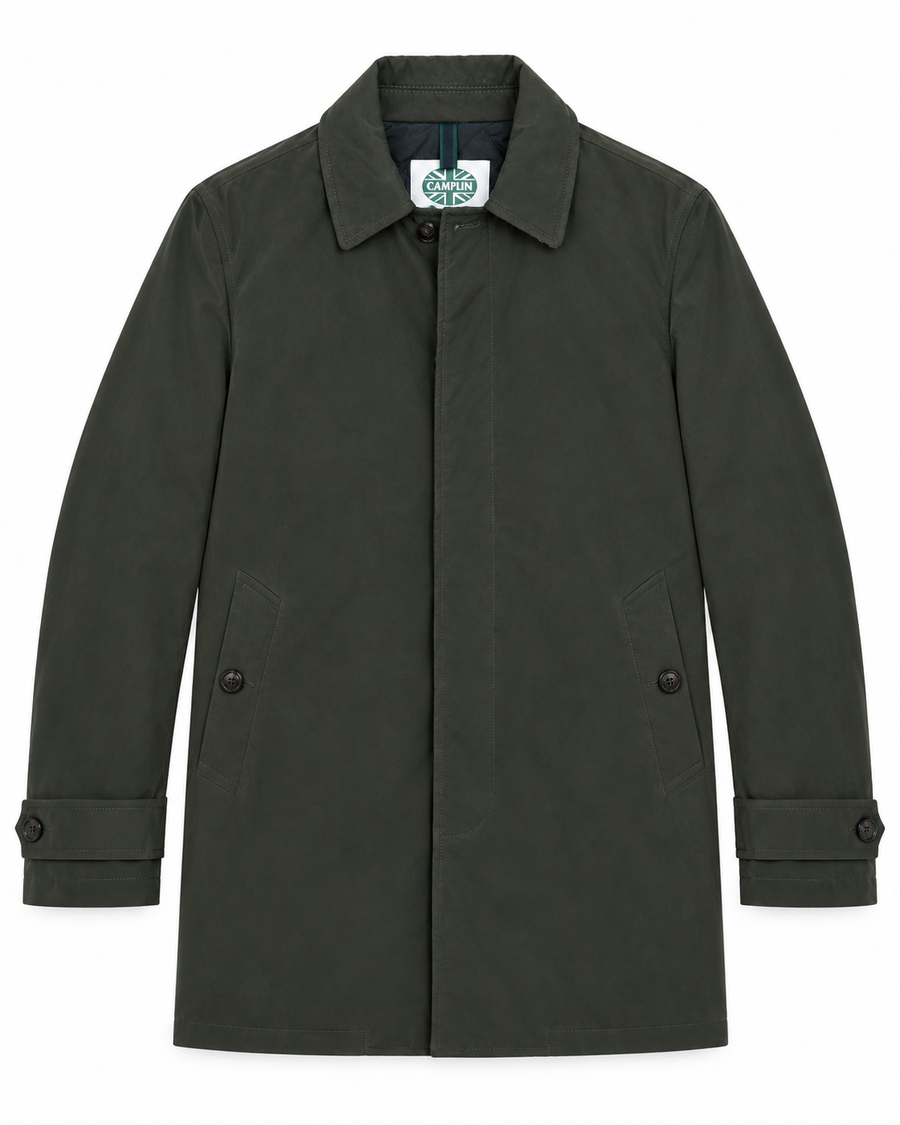 Gabardina Wax verde oscuro Camplin