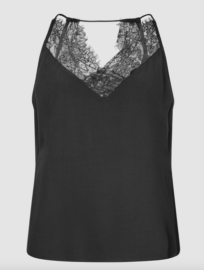 Top Encaje marrón Rabens Saloner Rabens Saloner