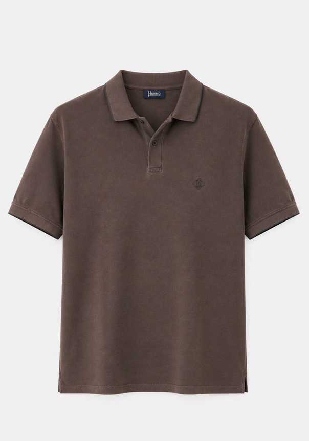 Polo Pique Herno Chocolate HERNO