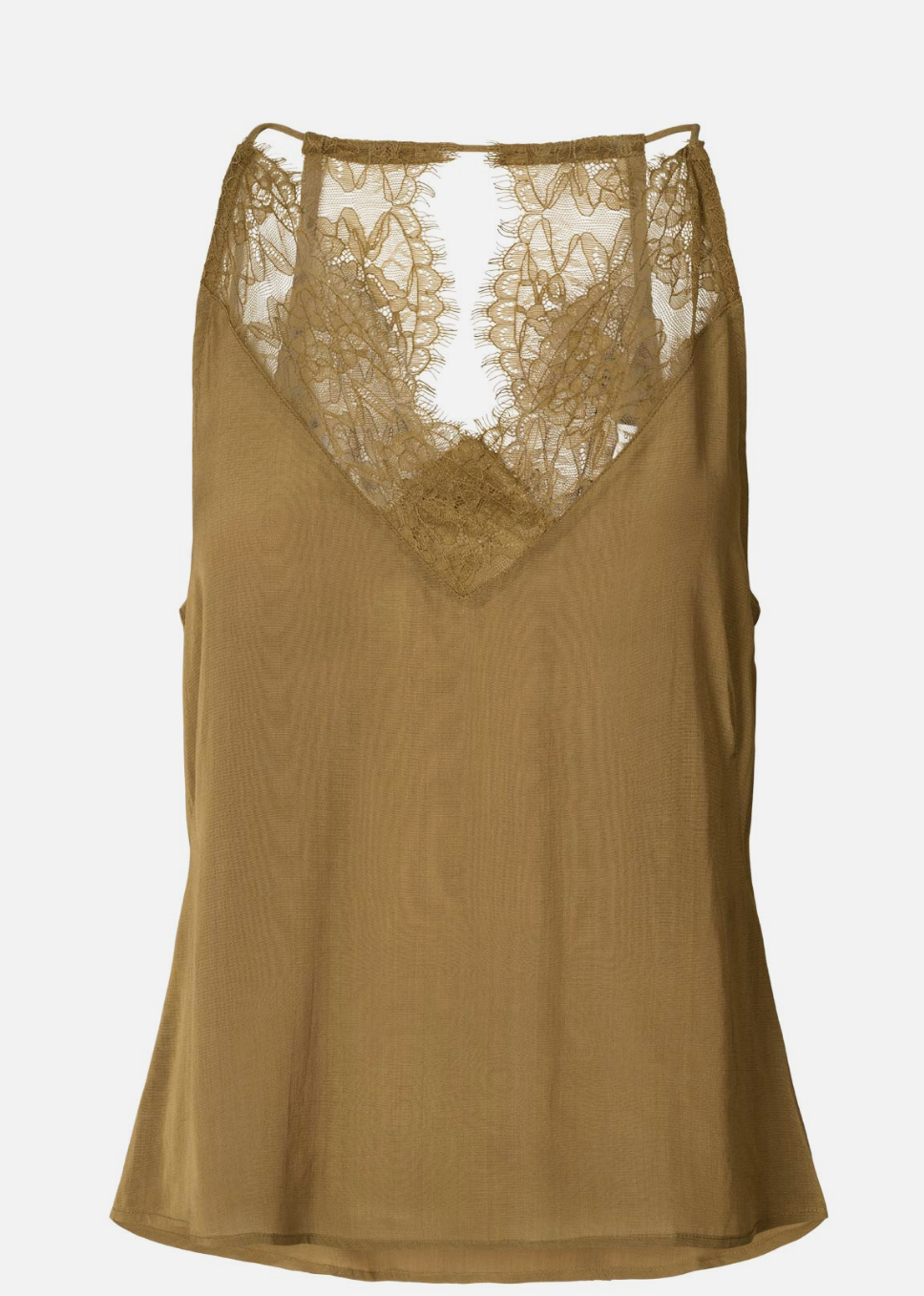 Top Encaje marrón Rabens Saloner Rabens Saloner