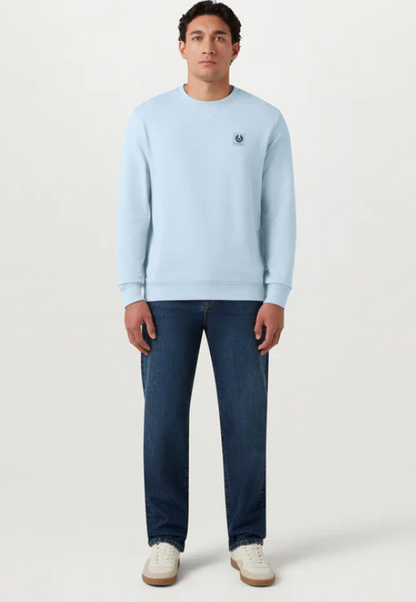 Sudadera Belstaff Logo Celeste BELSTAFF