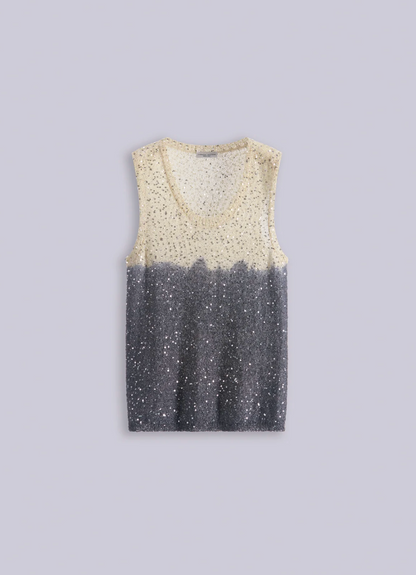 Top Lentejuelas Gris Roberto Collina Roberto Collina