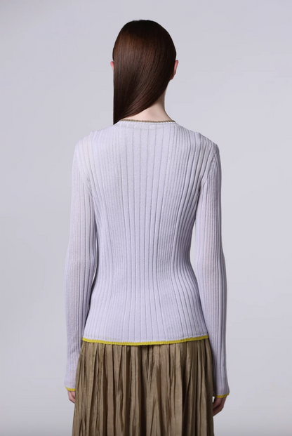 Chaqueta de Punto Lila Roberto Collina Roberto Collina