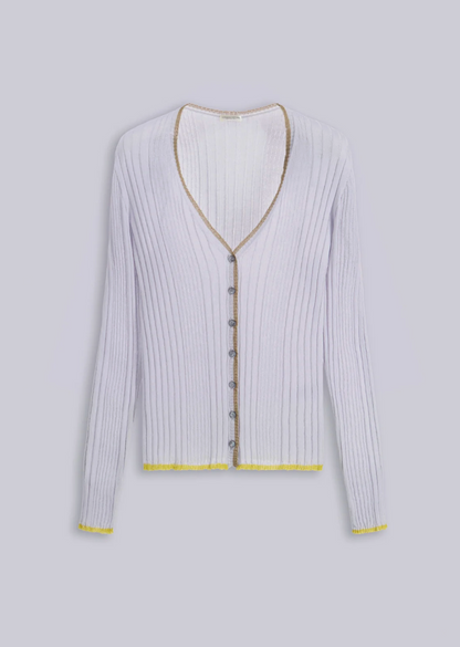 Chaqueta de Punto Lila Roberto Collina Roberto Collina