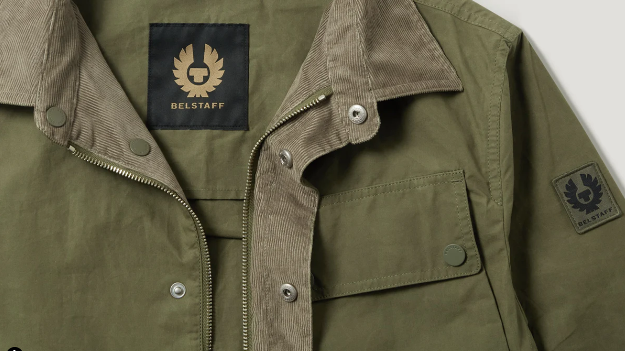 Cazadora Belstaff Impermiable Verde BELSTAFF
