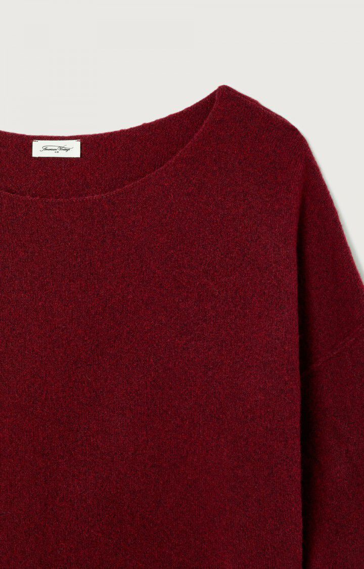 Jersey mujer American Vintage Damsville granate, vista 9